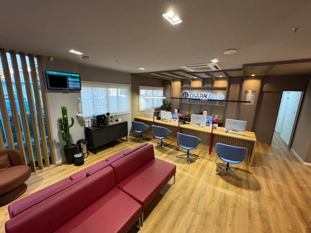Atendimento no CAARN Hub da Advocacia